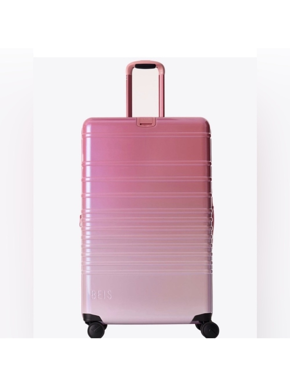 Medium NWT BEIS WICKED Pink Checked Roller 🩷🫧🩷